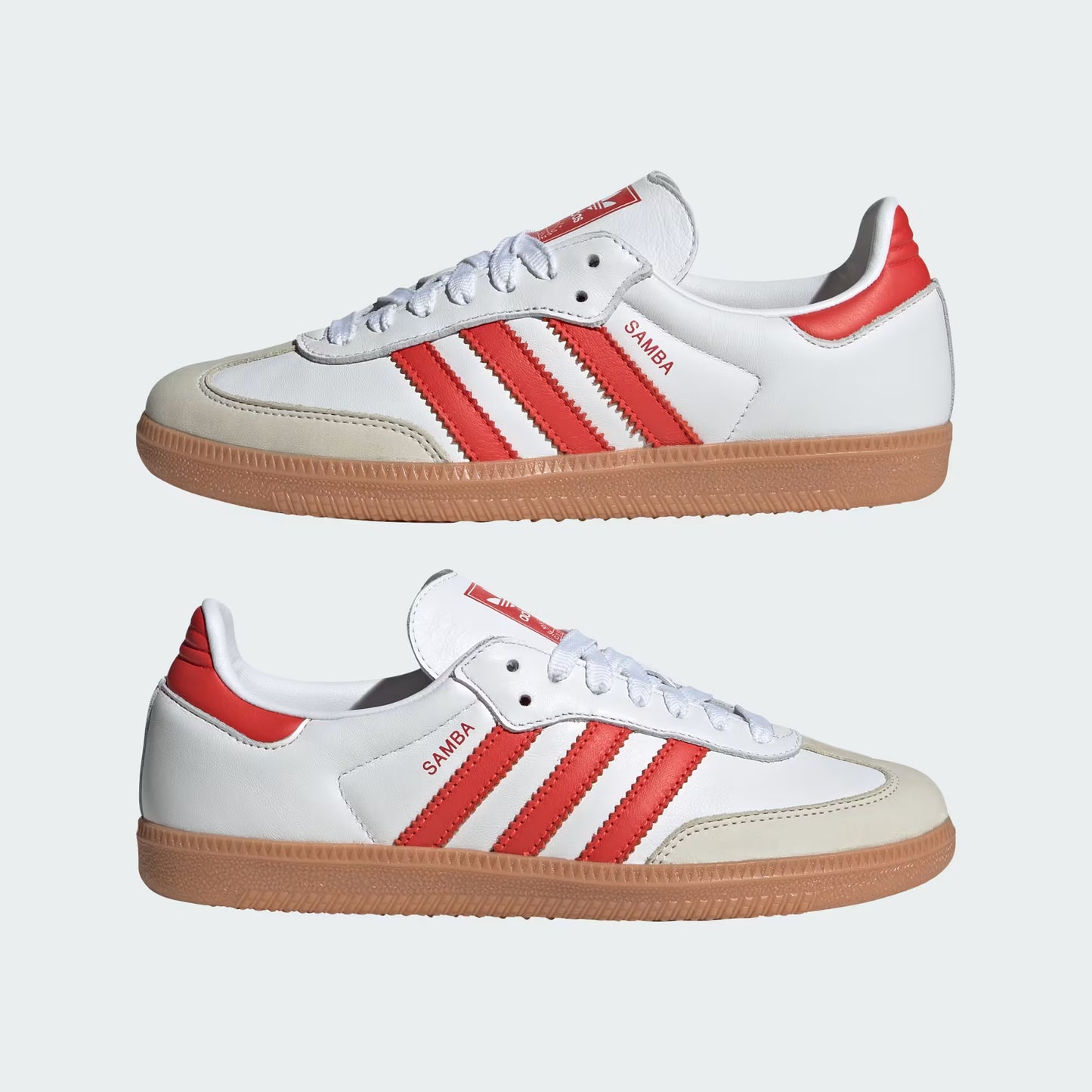 adidas Samba OG - Unisexe - Cloud Blanc Solar Rouge