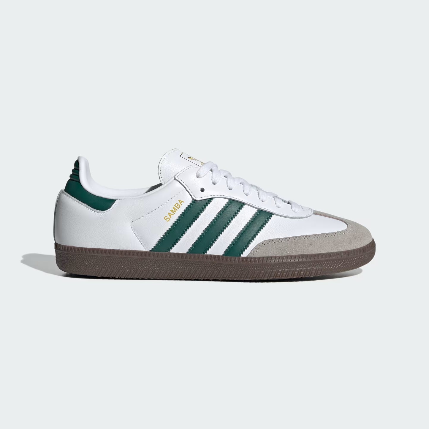 adidas Samba OG - Unisex - Cloud Blanco Collegiate Green