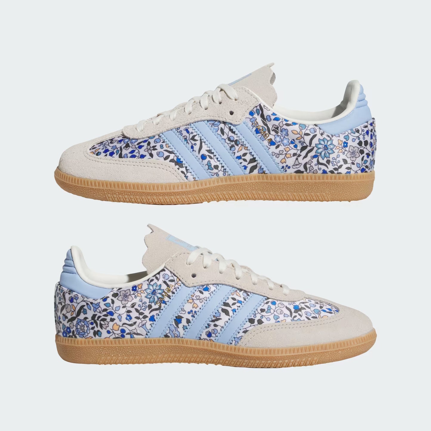 adidas Samba OG x Liberty London - GS - Blue Off White