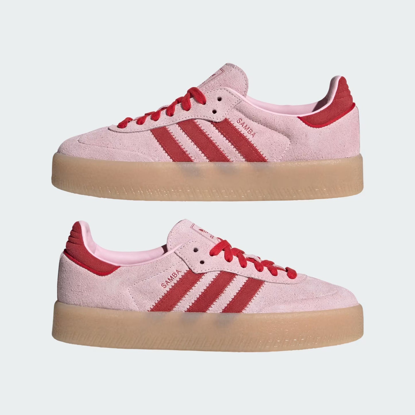 adidas Sambae - Women's - Clear Pink Better Scarlet Gum