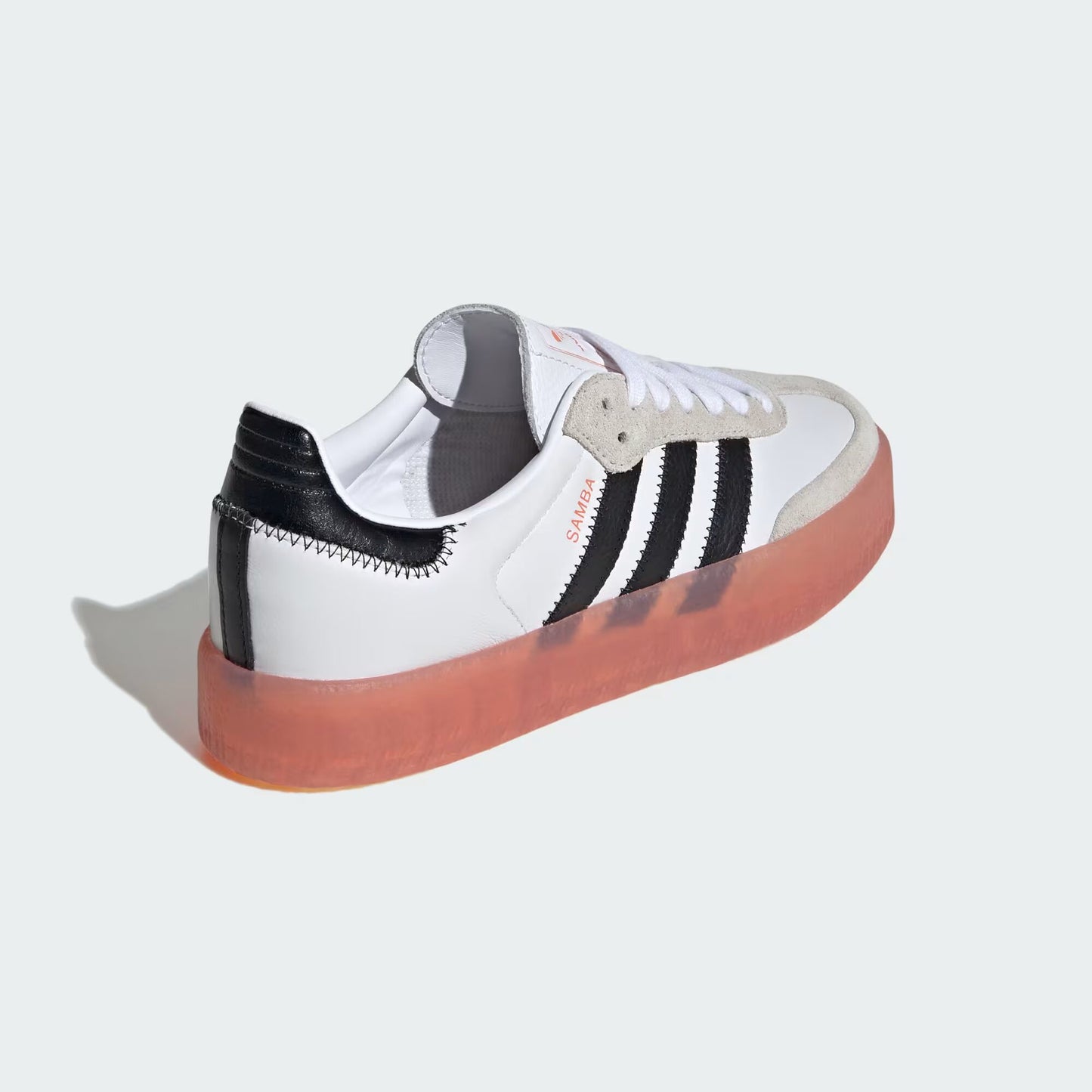 adidas Samba - Women's - White Black Semi Coral