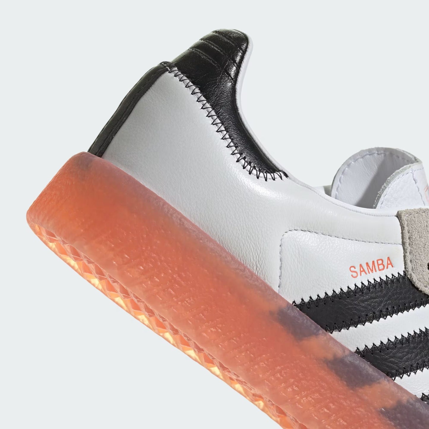 adidas Samba - Women's - White Black Semi Coral