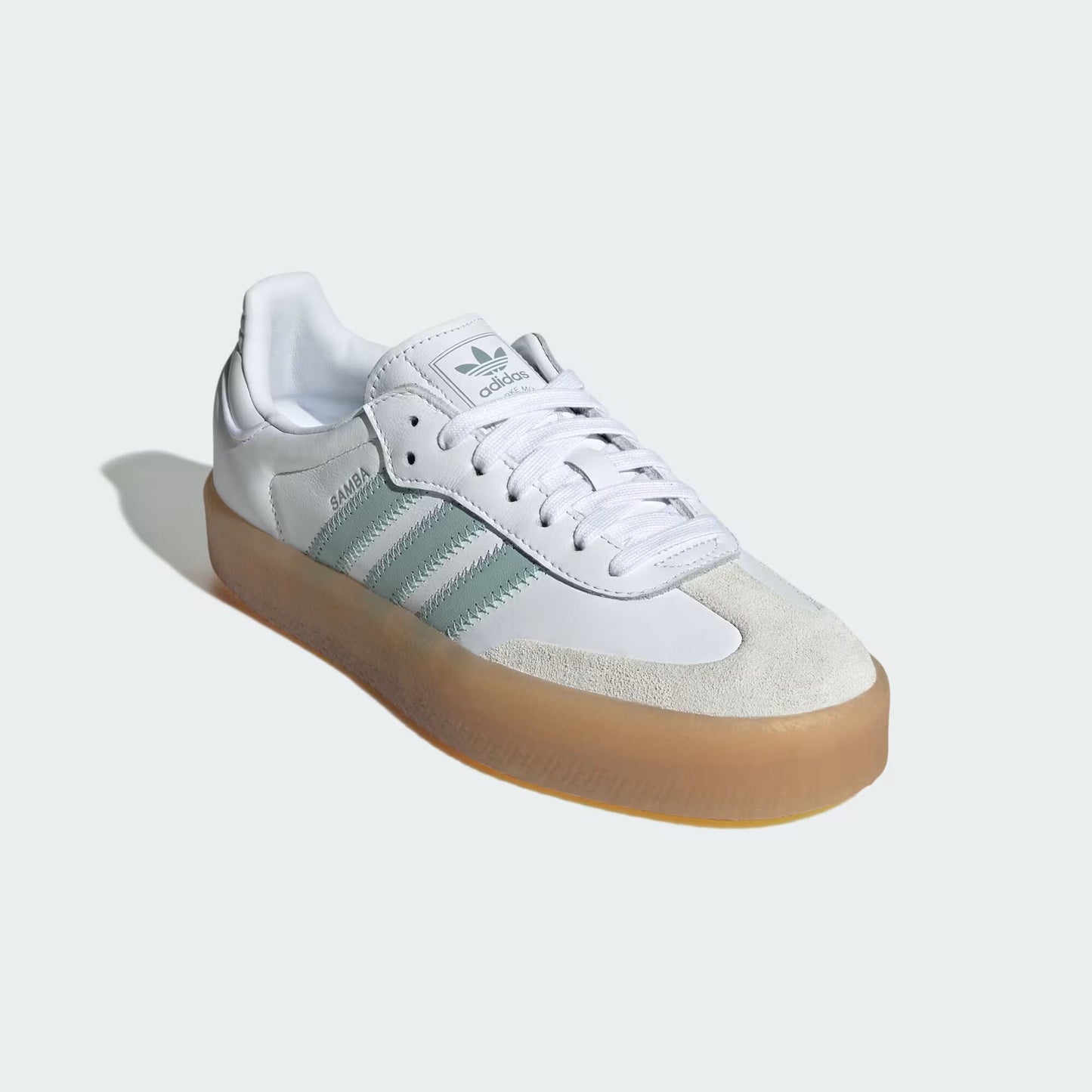 adidas Samba - Women's - Cloud White Wonder Blue