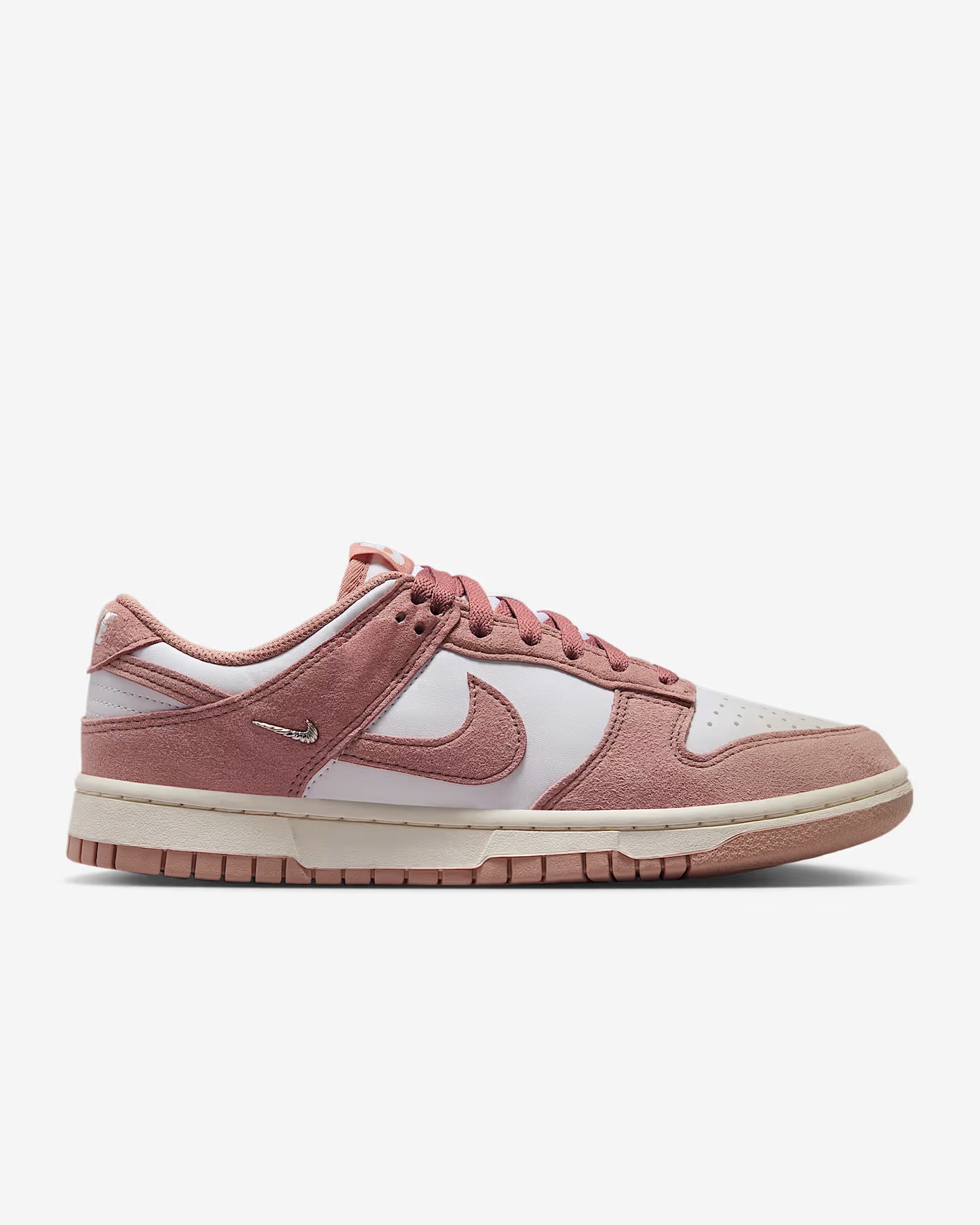 Nike Dunk Low - Women's - Rose Whisper Gold Mini Swoosh