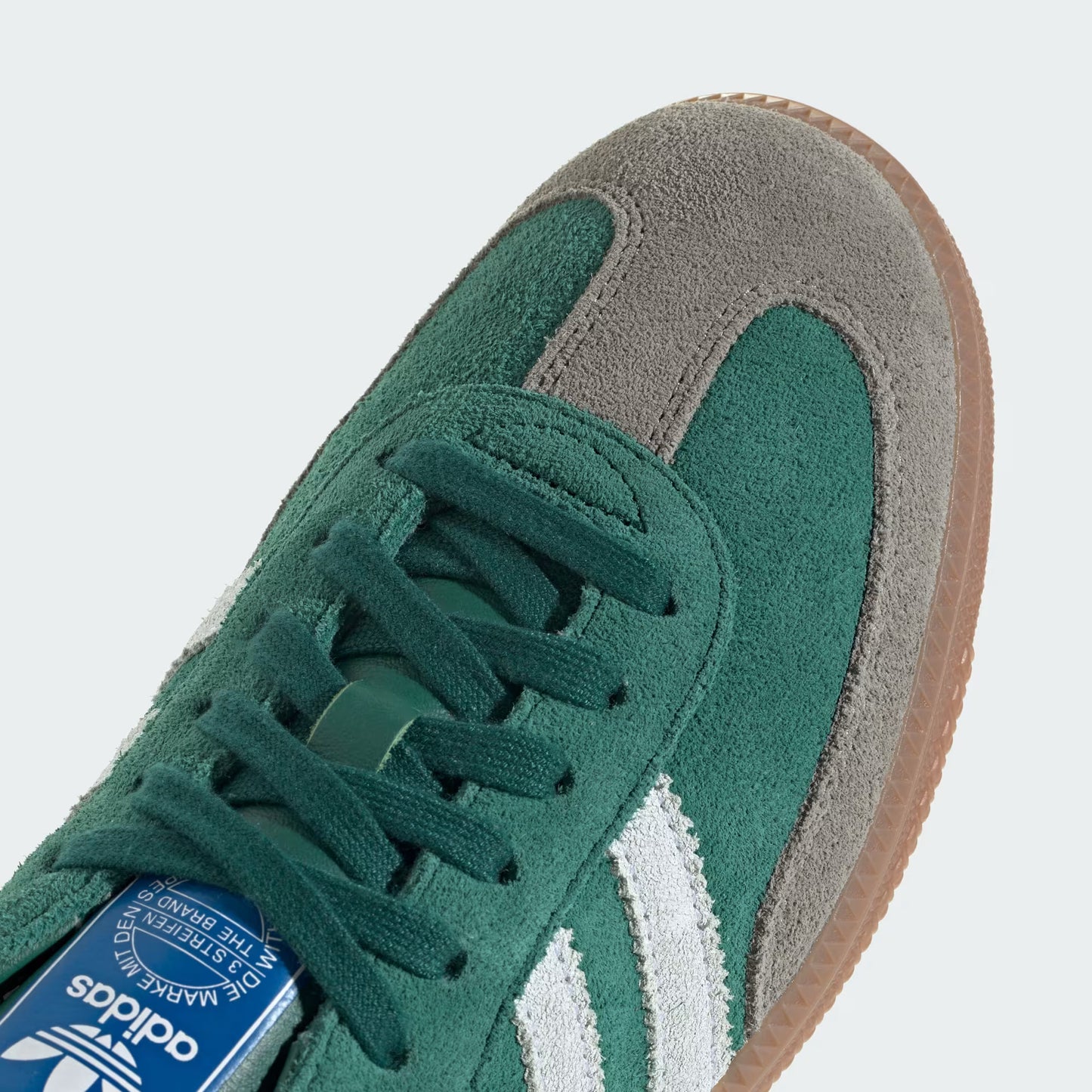 adidas Samba OG - Unisex - Collegiate Green Gum Grey Toe