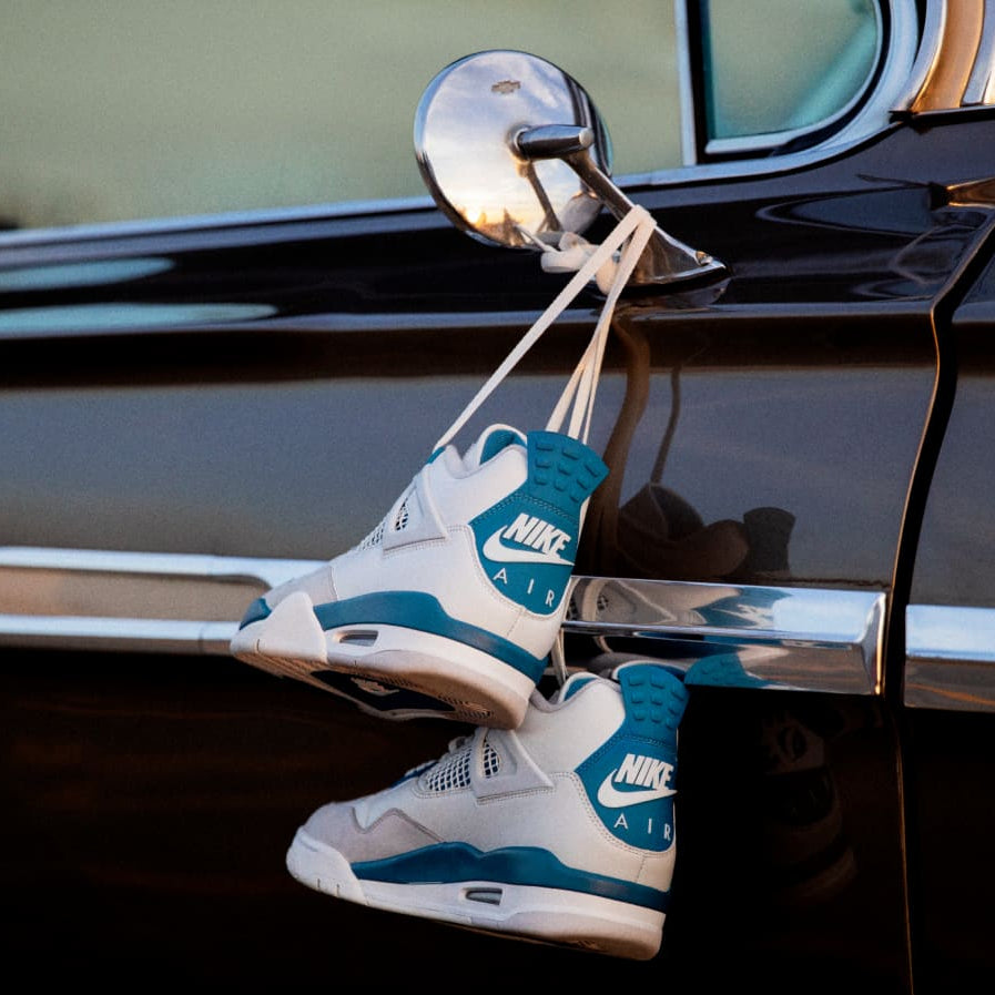 Air Jordan 4 Retro - Unisexe - Military Bleu