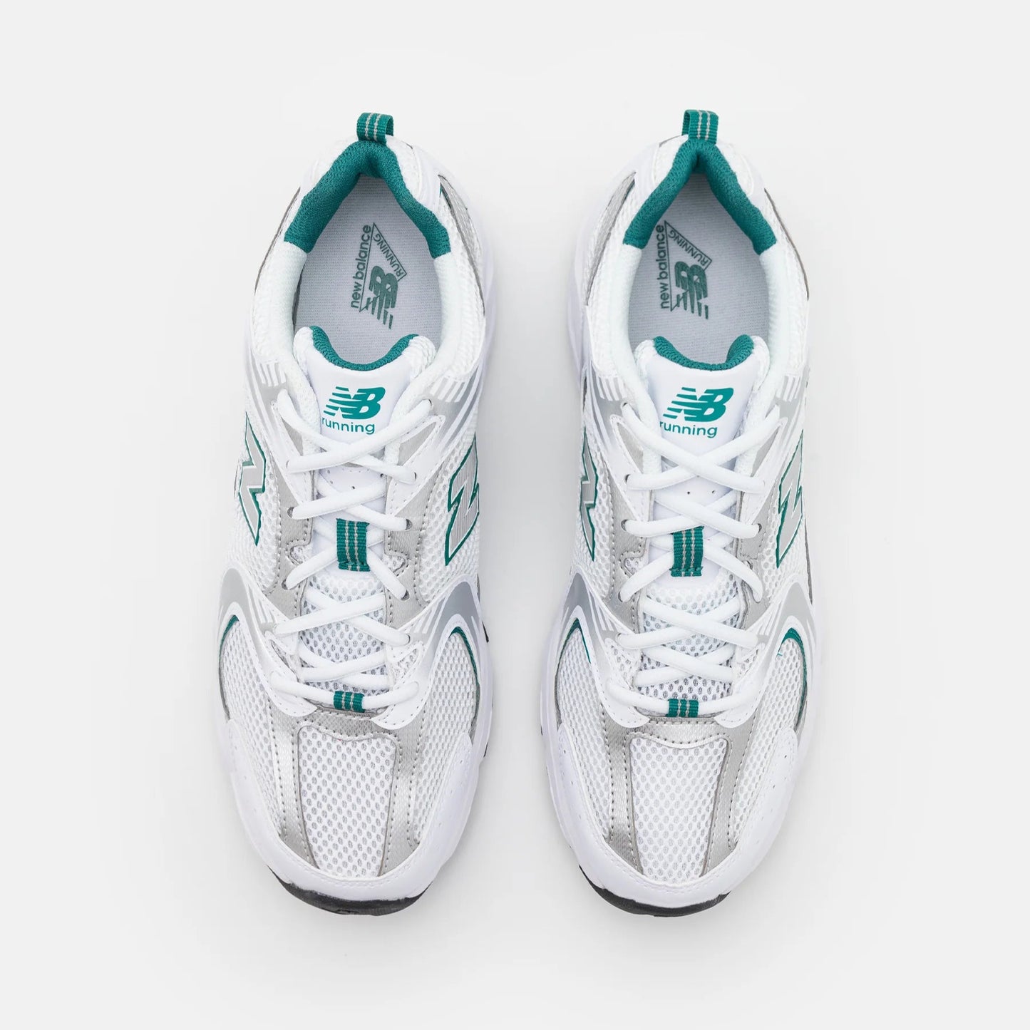 New Balance 530 - Unisex - White Silver Green