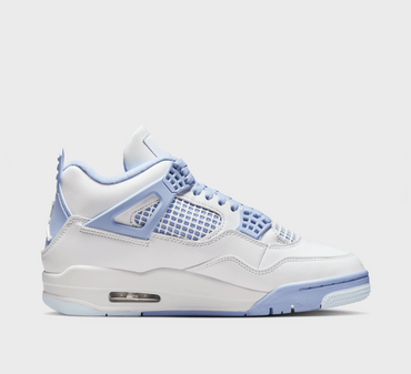 Air Jordan 4 - Femme - Blanc Aluminum