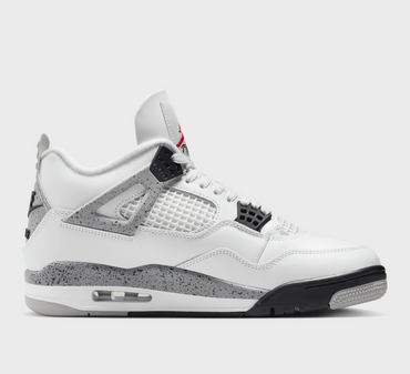 Air Jordan 4 Retro - Unisexe - Blanc Cement
