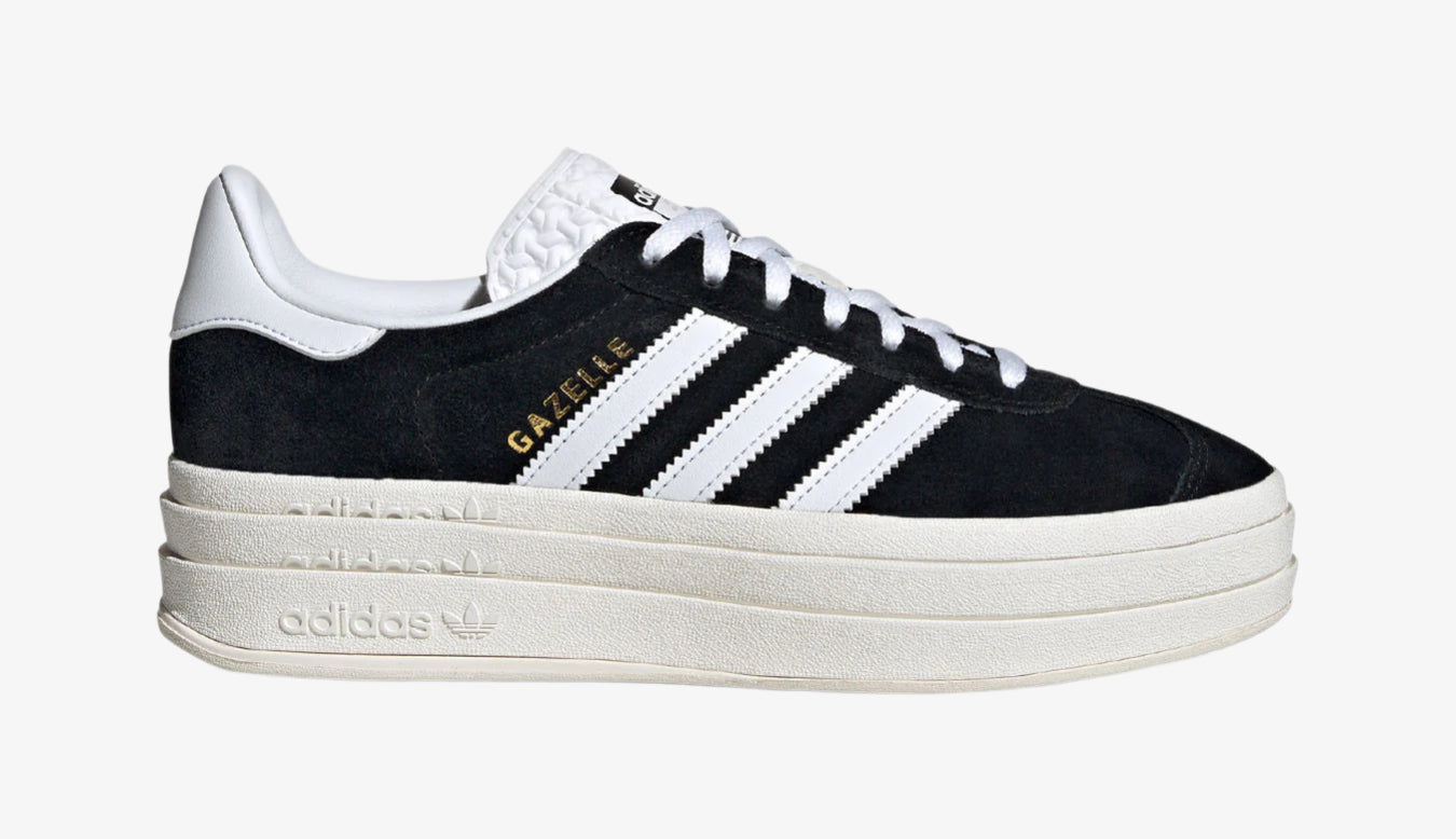 adidas Gazelle Bold - Women's - Core Black White