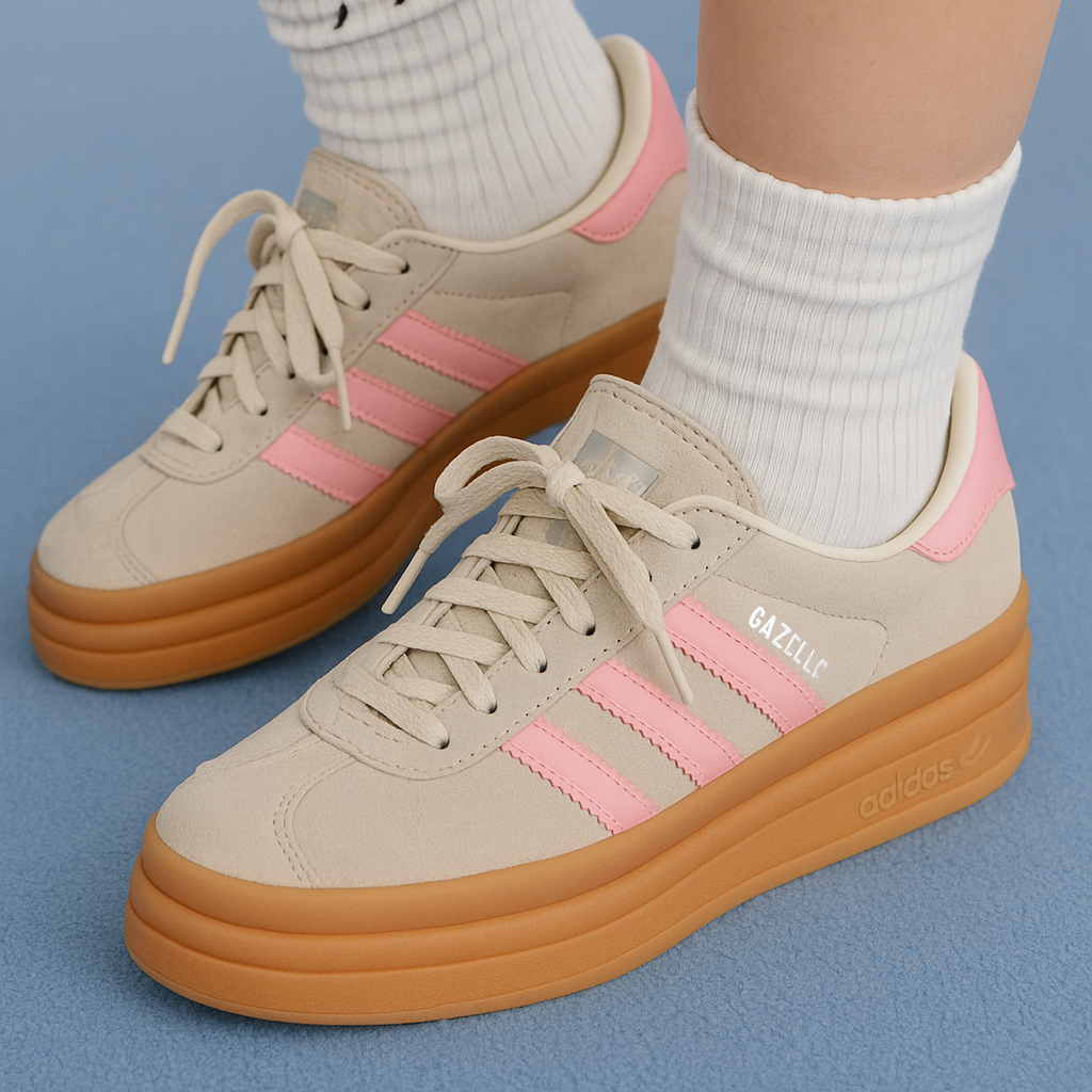 adidas Gazelle Bold - GS - Beige Semi Pink Spark