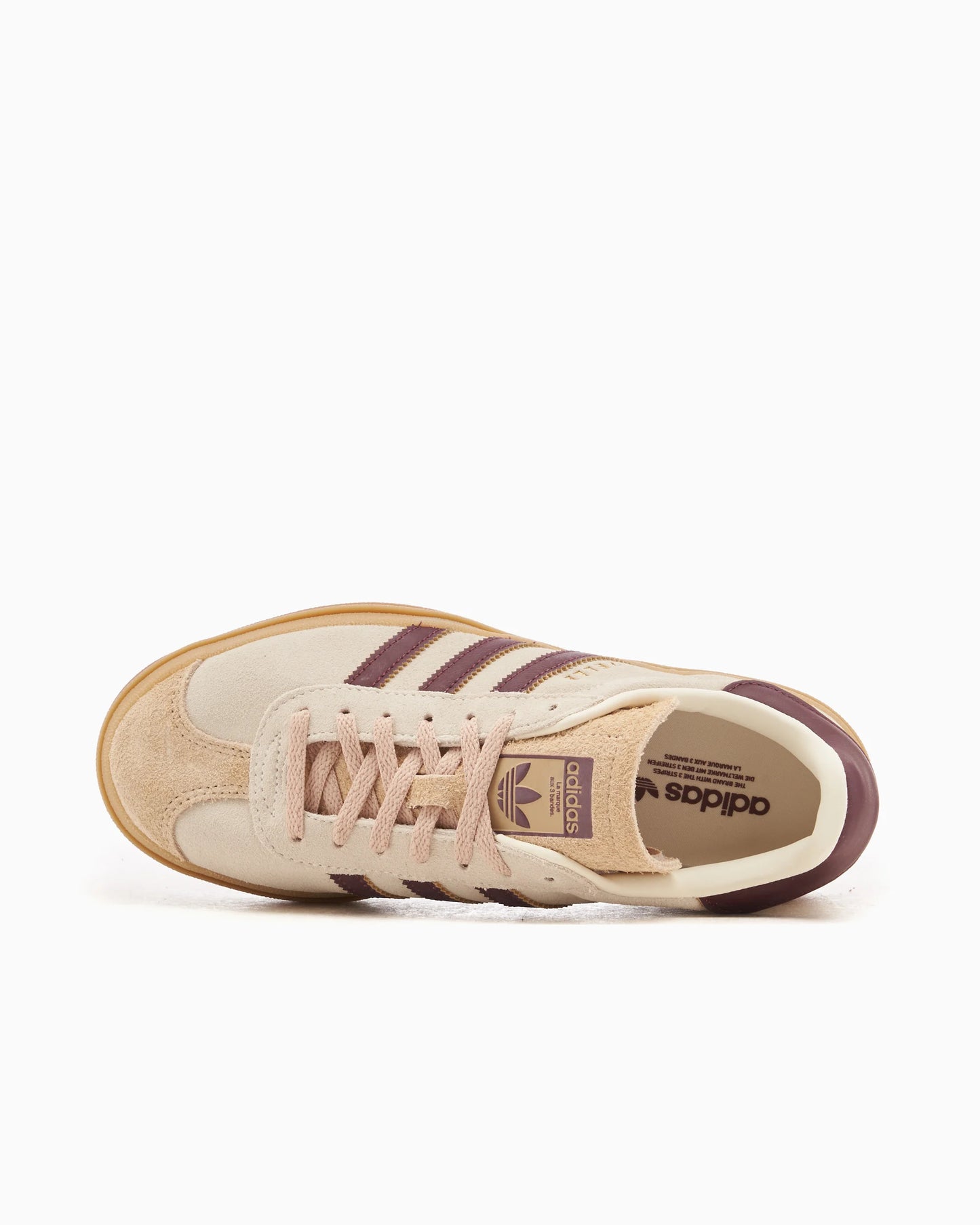 adidas Gazelle Bold - Women's - Cream White Maroon