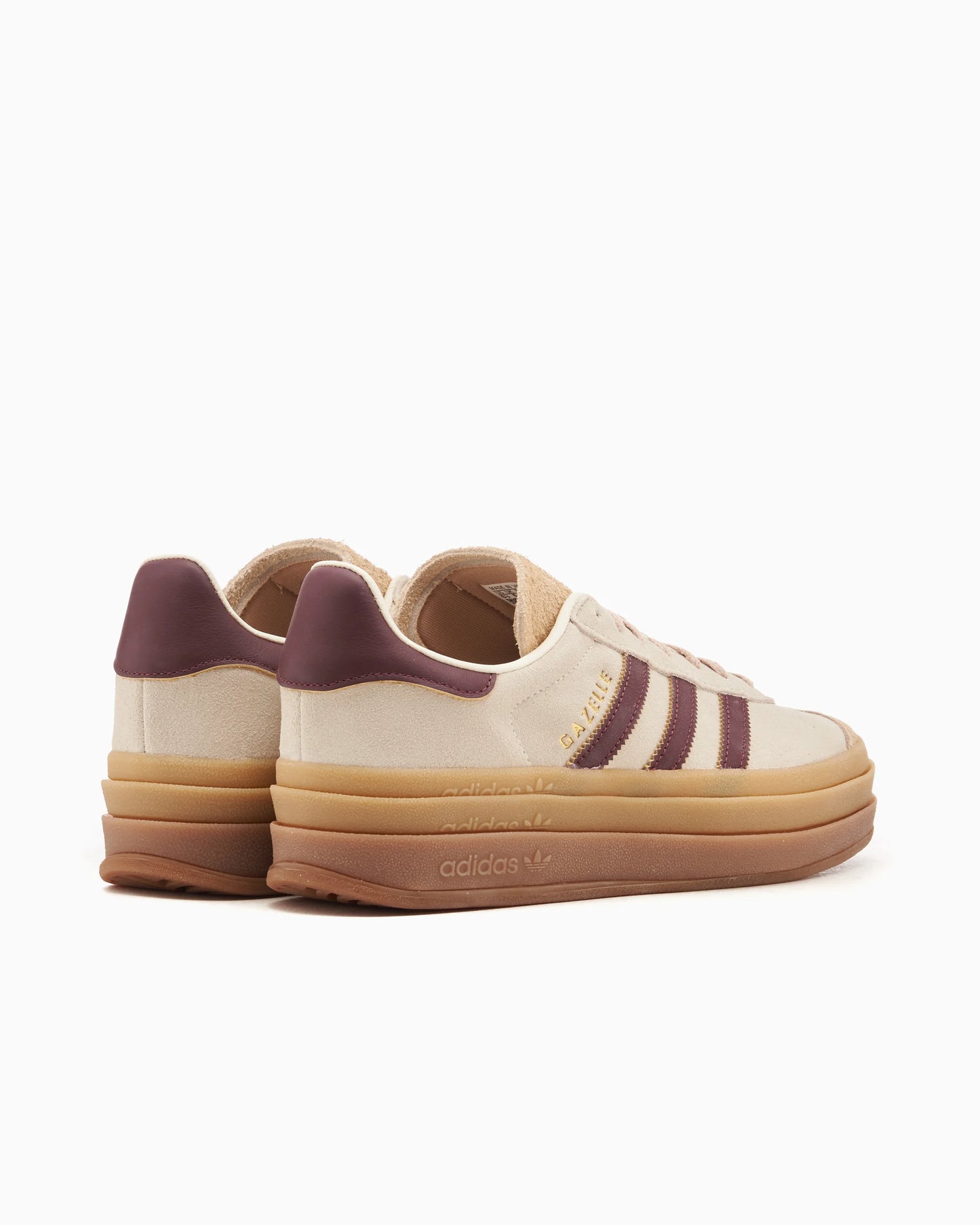 adidas Gazelle Bold - Women's - Cream White Maroon