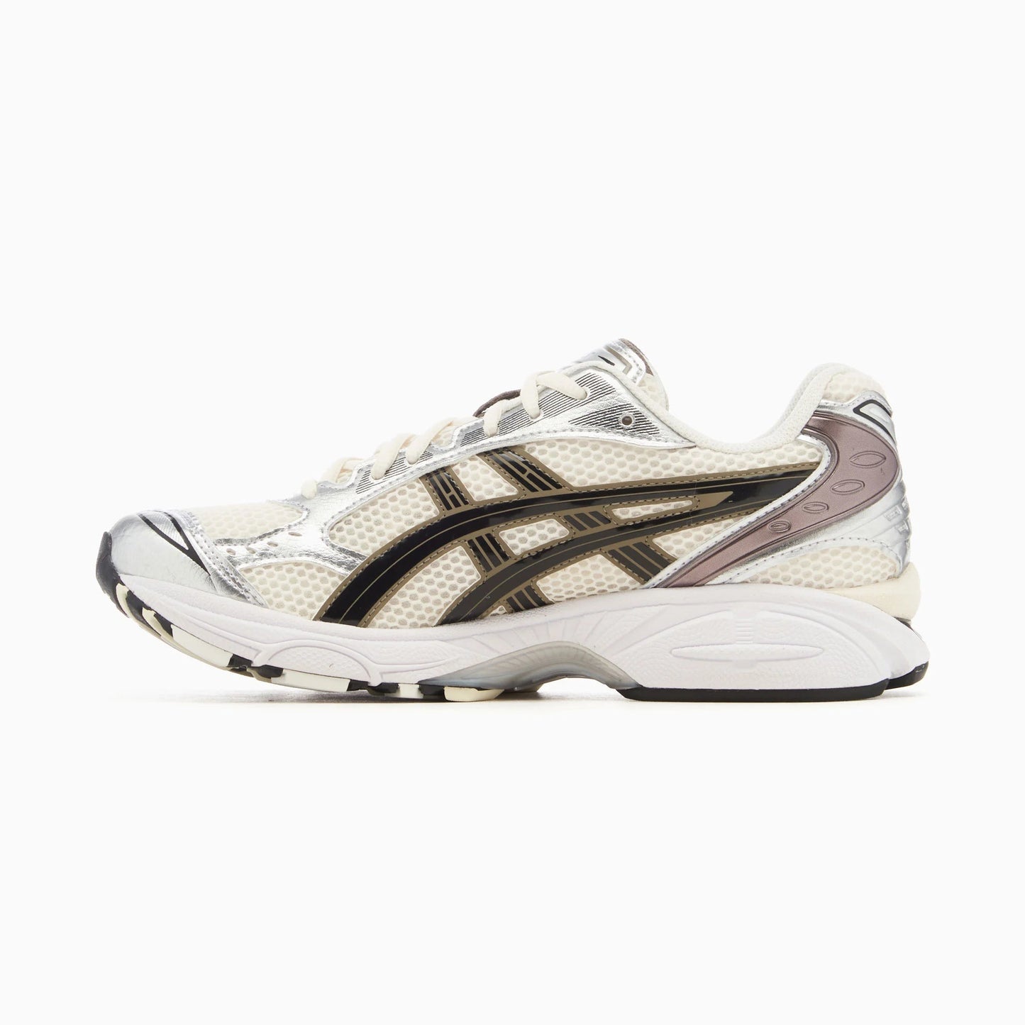 Asics Gel-Kayano 14 - Unisex - Cream Schwarz Metallic Plum