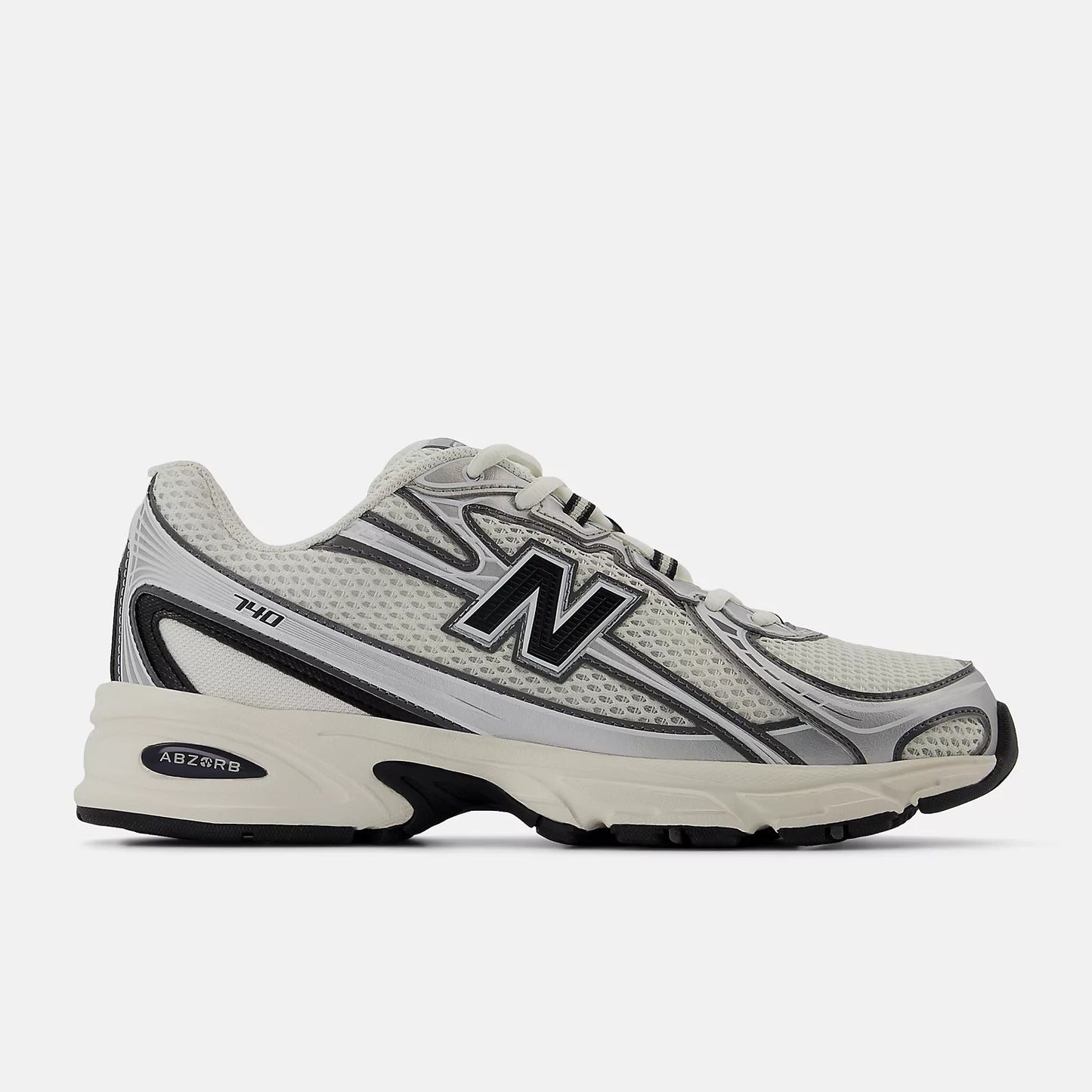 New Balance 740 - Unisex - Sea Salt Black