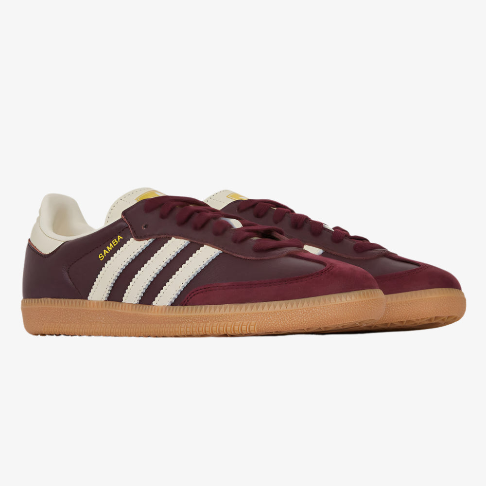 adidas Samba OG - Damen - Maroon Gold Metallic