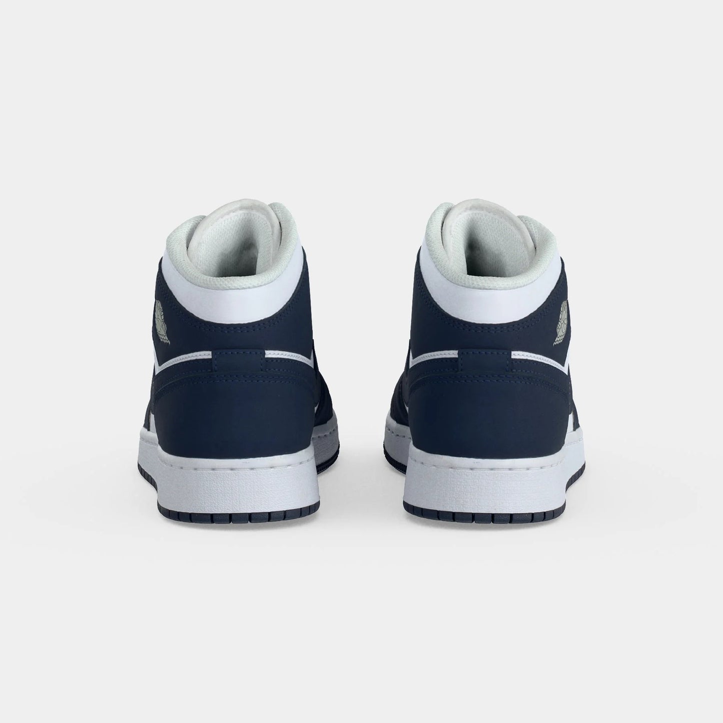 Air Jordan 1 Mid - GS - Obsidian White Grey Fog