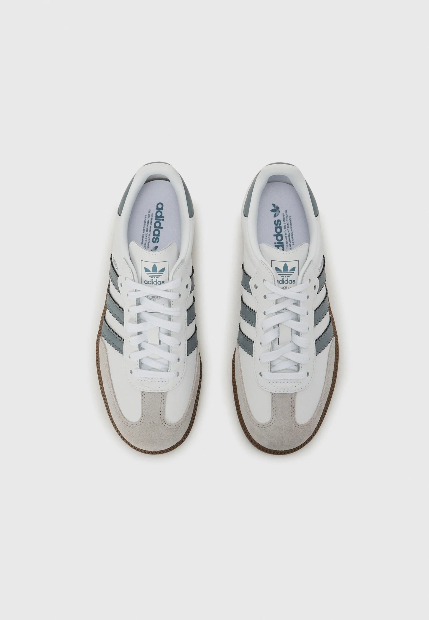 adidas Samba - GS - White Grey Gum