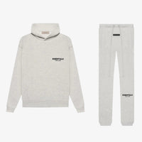 Fear of God Essentials Hoodie - Unisex - Light Oatmeal - Full Set