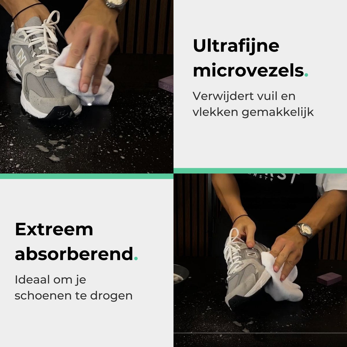 First Amsterdam Sneakercleaner Set - Essential Bundle - Shoe Brush