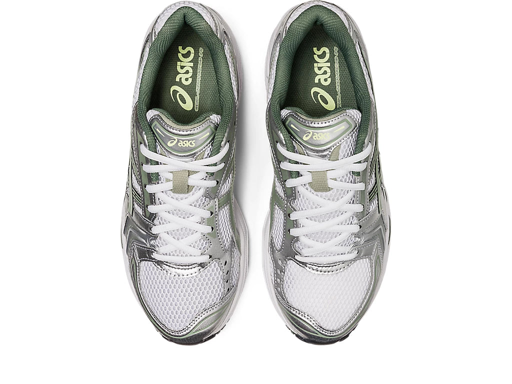 Asics Gel-Kayano 14 - Unisex - Wit Pure Silver Slate Grey