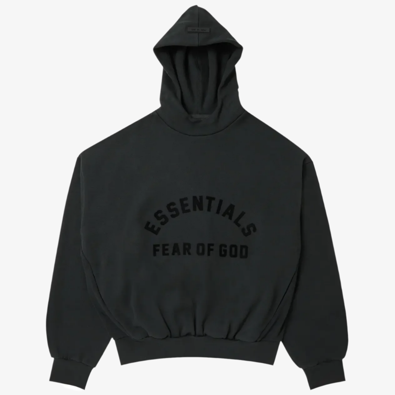 Fear of God Essentials Arch Logo Hoodie - Unisex - Jet Black