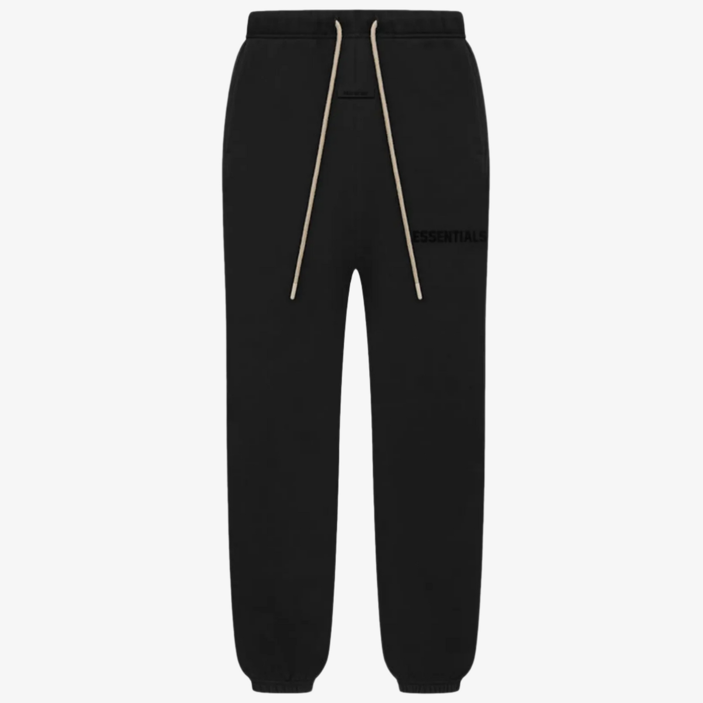 Fear of God Essentials Cream Drawstring Sweatpant - Unisex - Jet Black