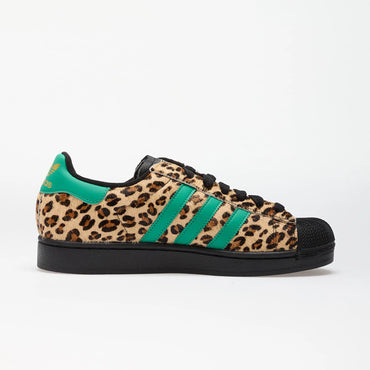 adidas Superstar II - Unisex - Leopard Black Green