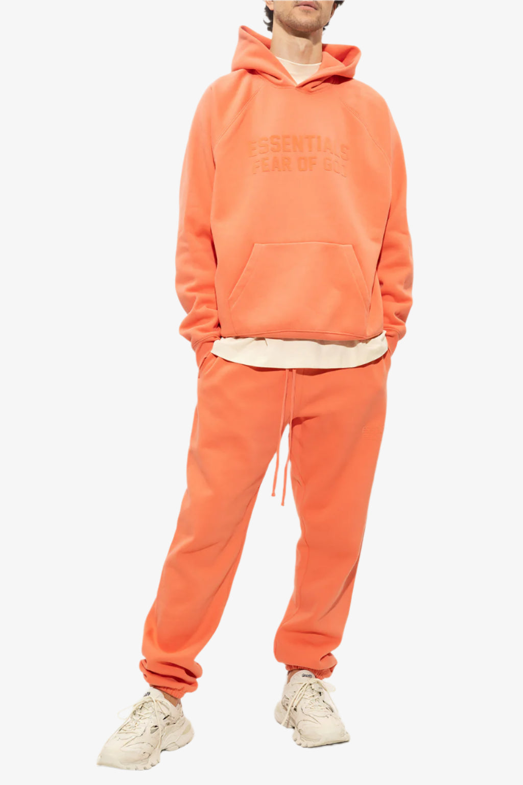 Fear of God Essentials Hoodie - Unisex - Coral