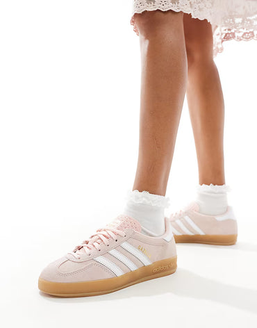 adidas Gazelle Indoor - Dames - Sandy Pink