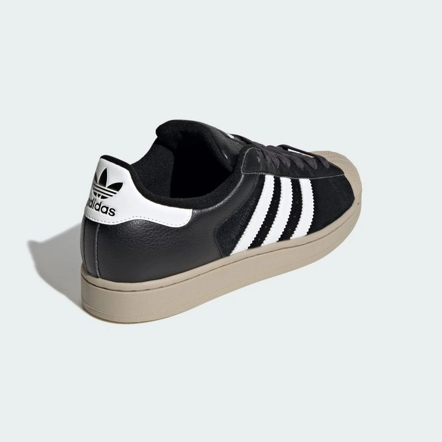 adidas Superstar II - Unisex - Core Black Core White Khaki Three