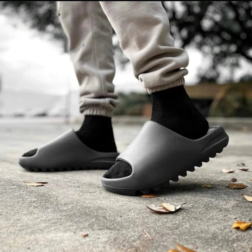 adidas Yeezy Slide - Unisex - Dark Onyx – Sneaxx adidas Yeezy Slide - Unisex - Dark Onyx – Sneaxx