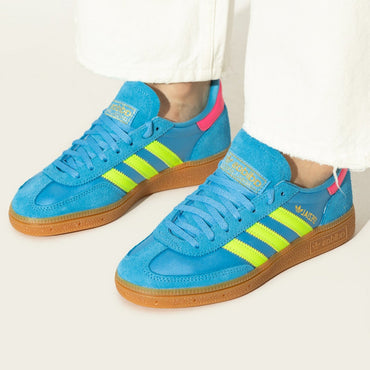 adidas Handball Spezial - Dames - Sky Rush Solar Yellow Lucid Pink