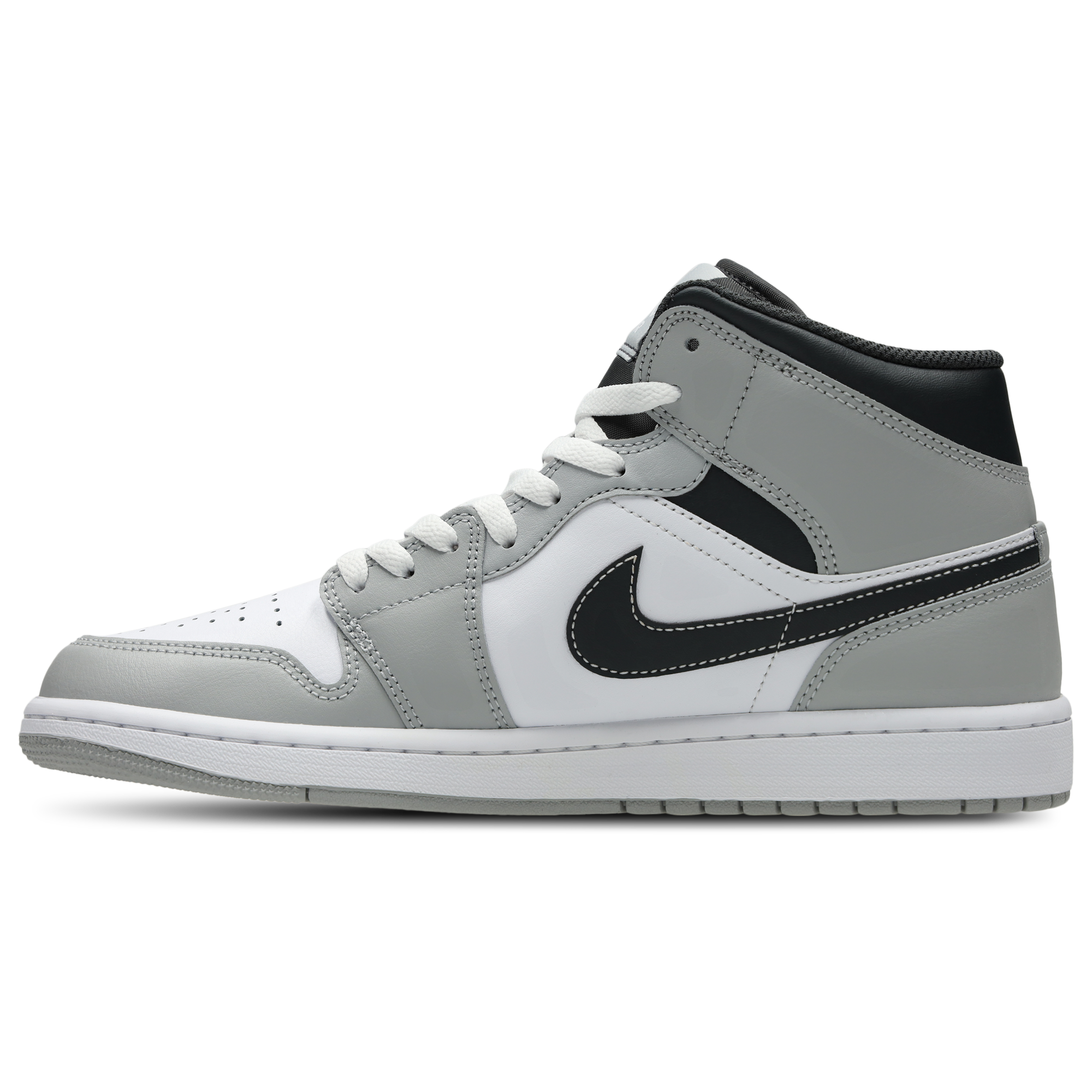 Air Jordan 1 Mid - Unisex - Light Smoke Grey Anthracite