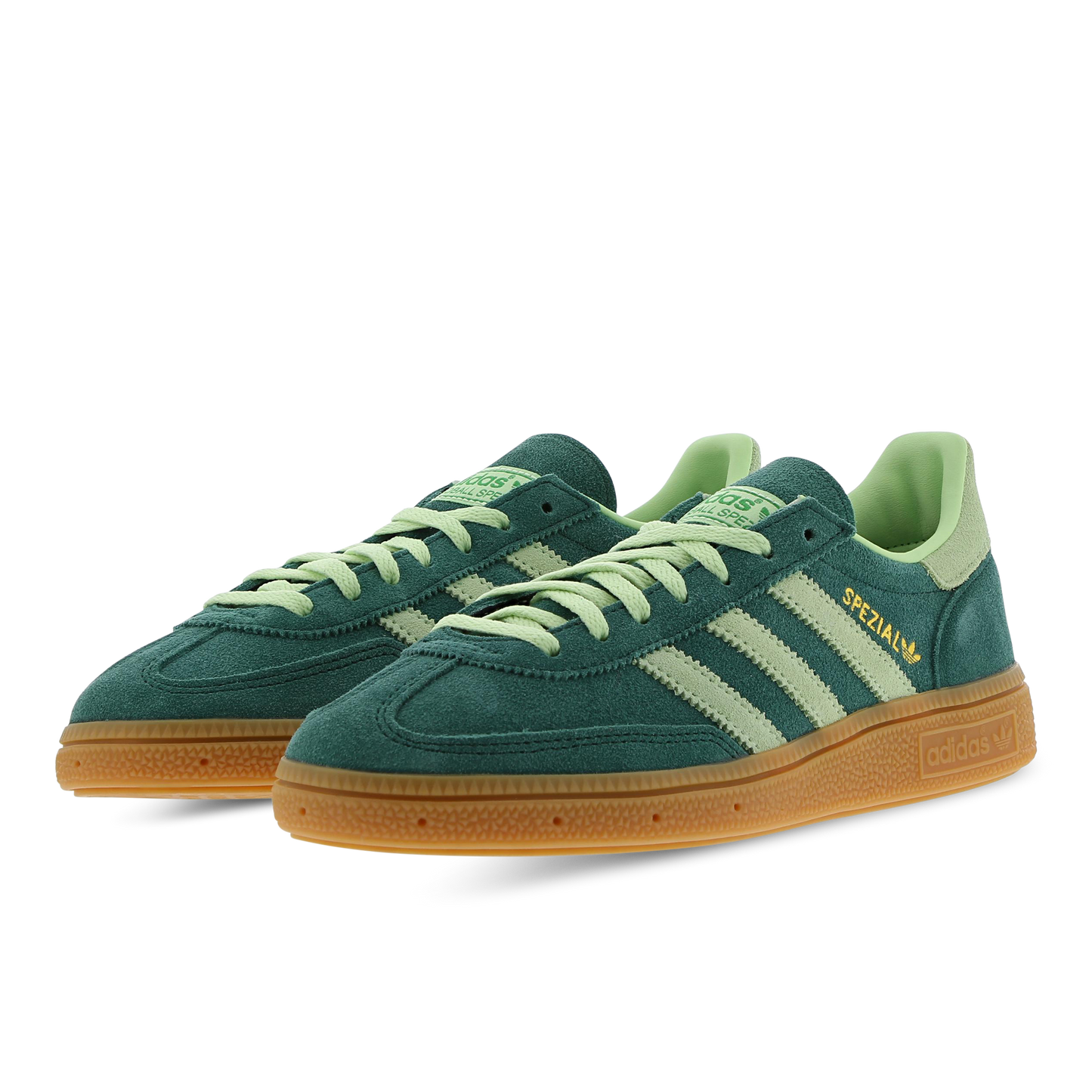 adidas Handball Spezial - Women's - Collegiate Green Semi Green Spark