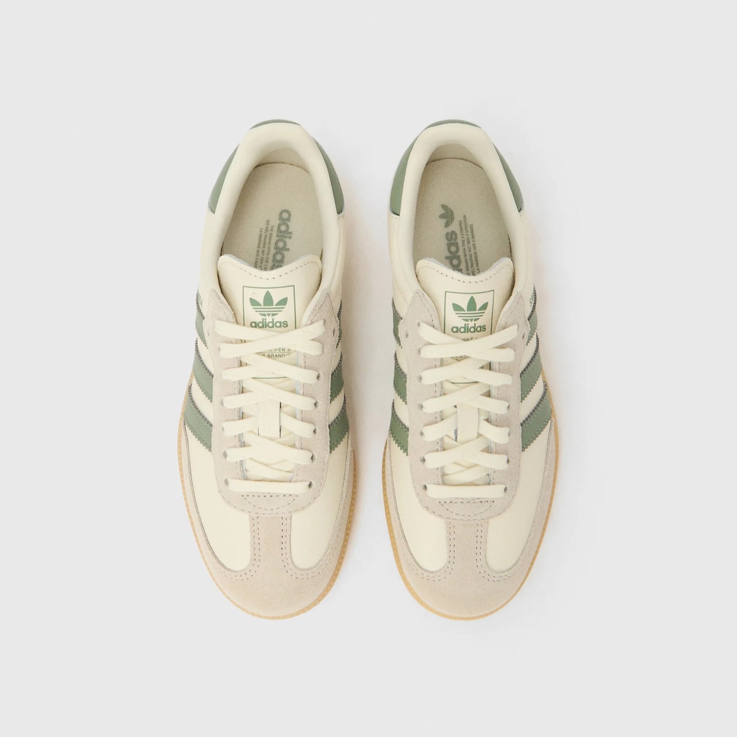 adidas Samba OG - GS - Off White Silver Green