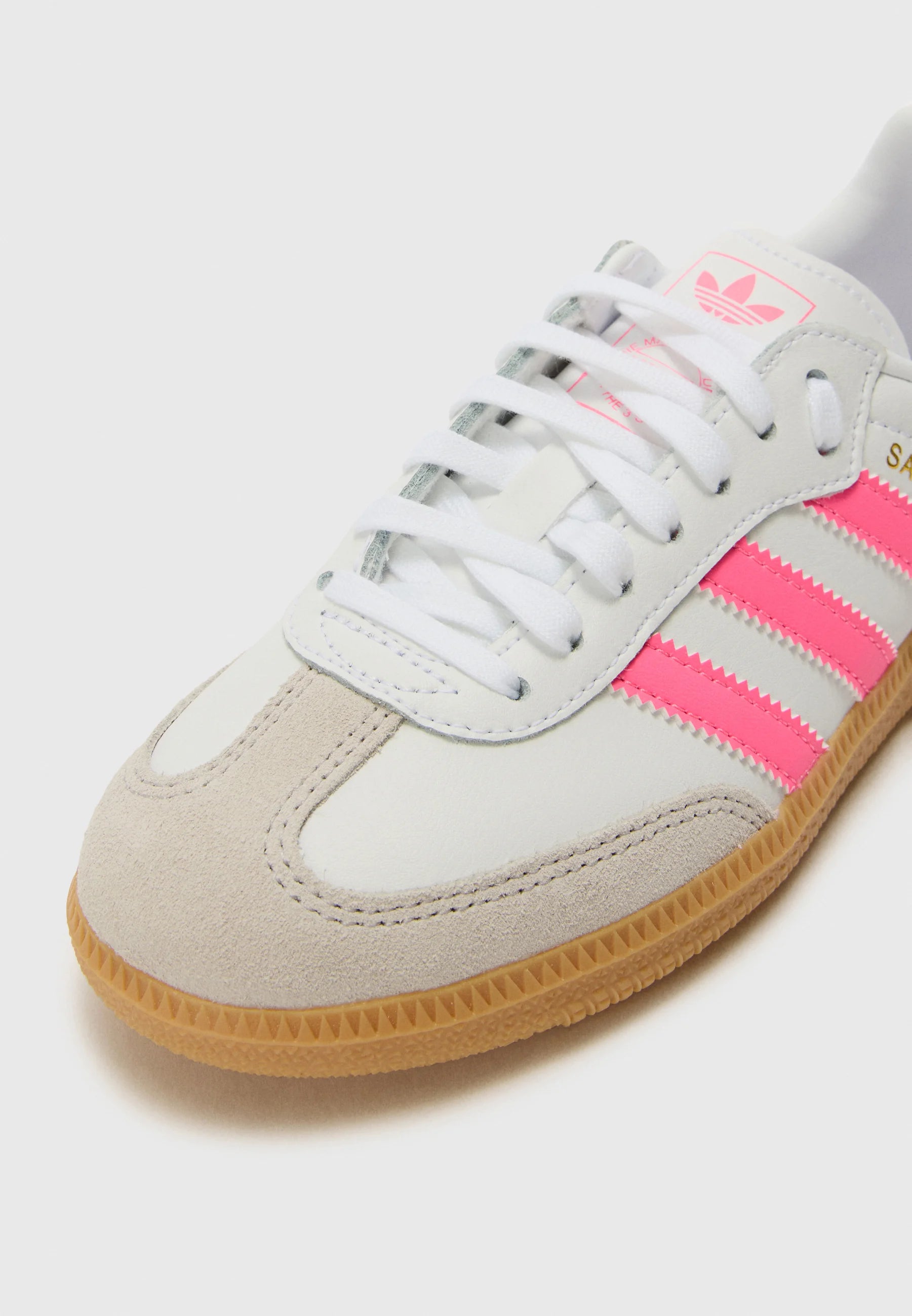 adidas Samba OG - GS - White Lucid Pink Sneaxx adidas Samba OG - GS - White Lucid Pink Sneaxx
