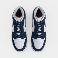 Air Jordan 1 Mid - GS - Obsidian White Grey Fog