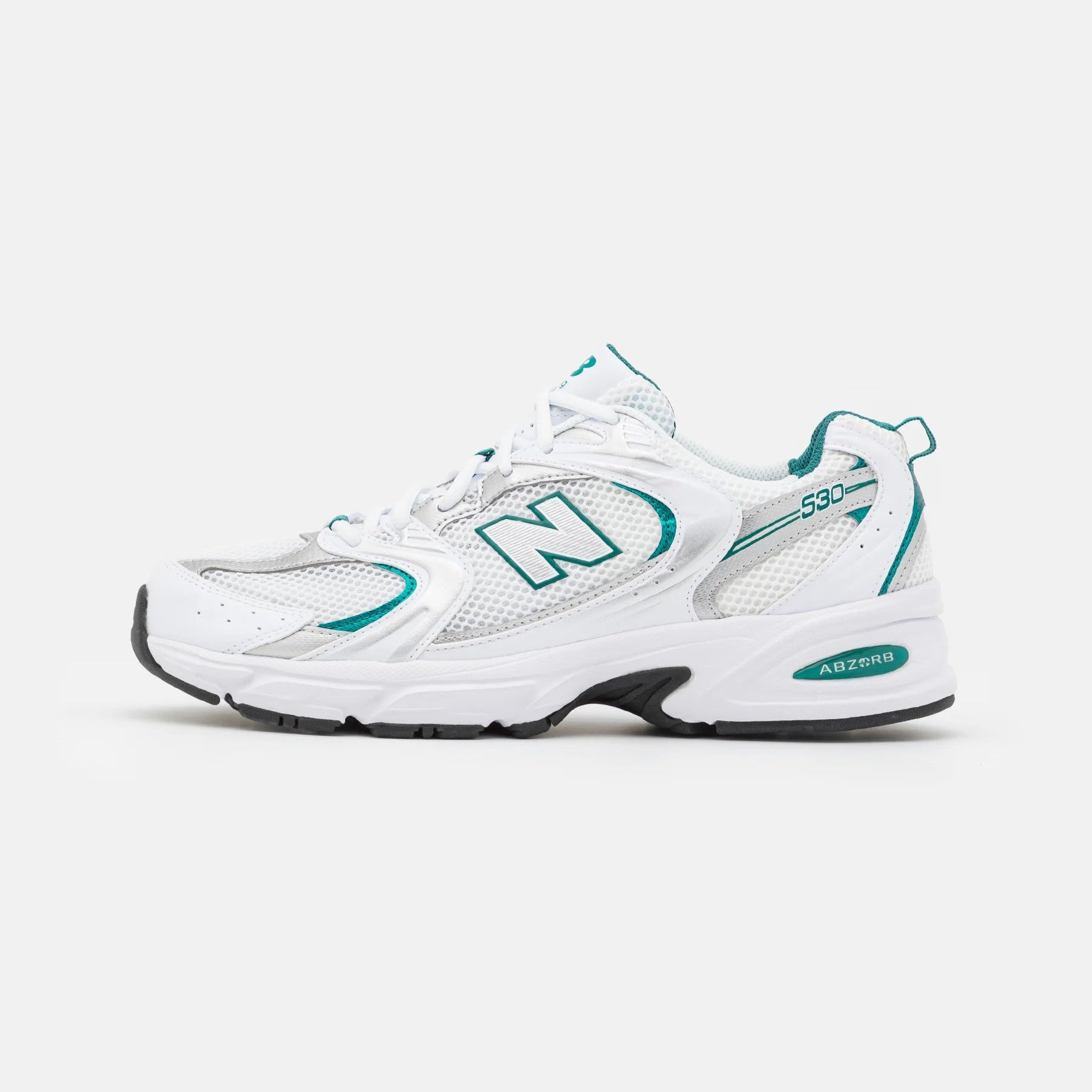 New Balance 530 - Unisex - White Silver Green