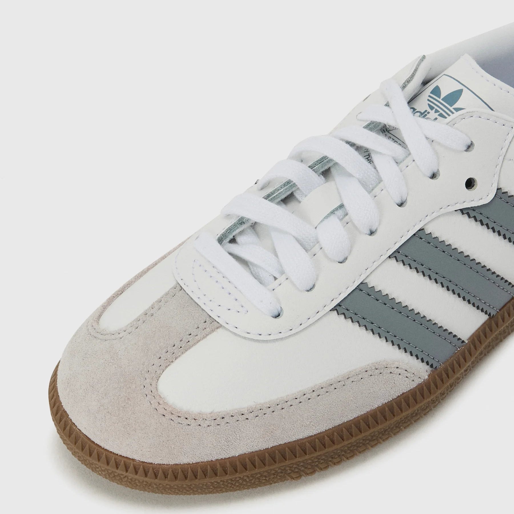 adidas Samba - GS - White Grey Gum Sneaxx adidas Samba - GS - White Grey Gum Sneaxx