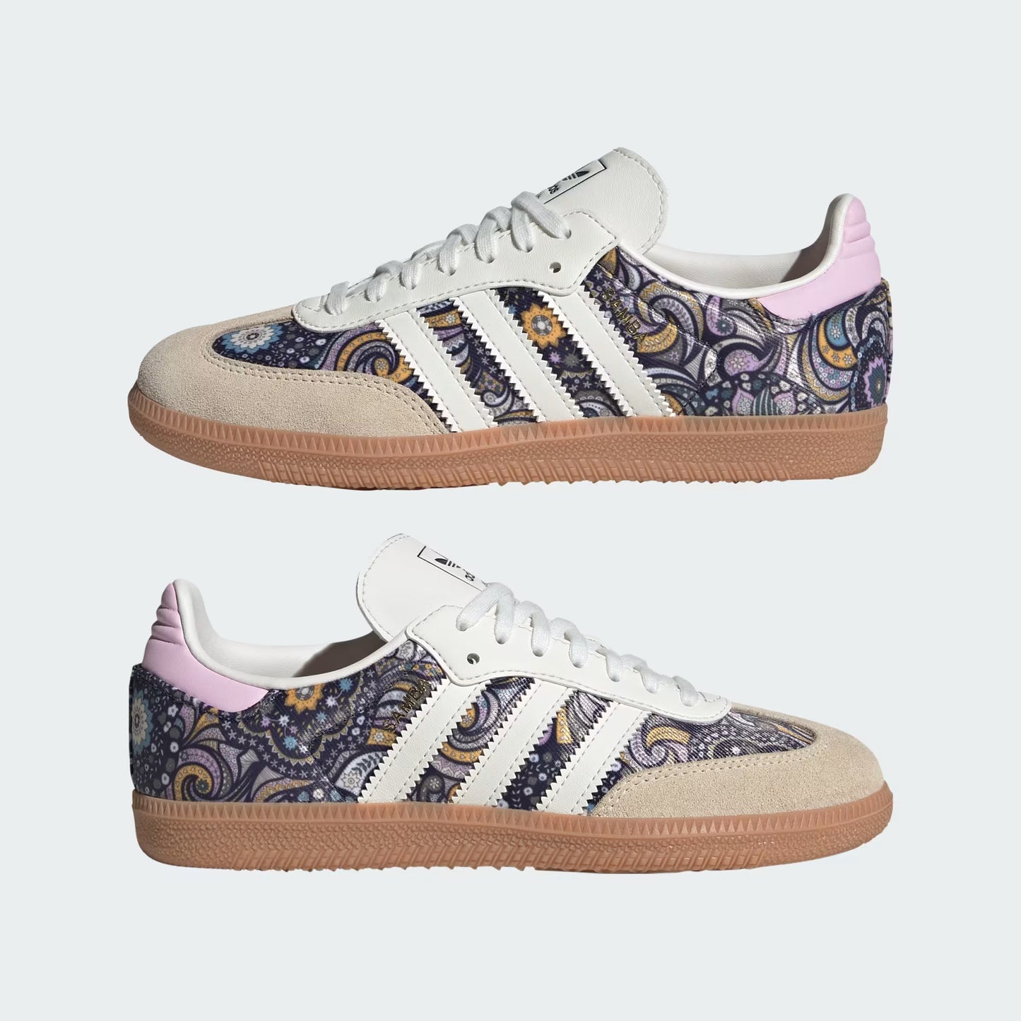 adidas Samba OG - GS - Core White Orchid Fusion