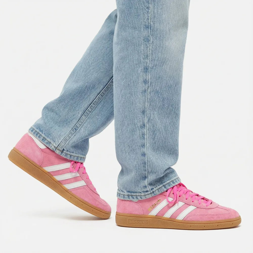 adidas Handball Spezial - Women's - Lucid Pink White Sneaxx adidas Handball Spezial - Women's - Lucid Pink White Sneaxx