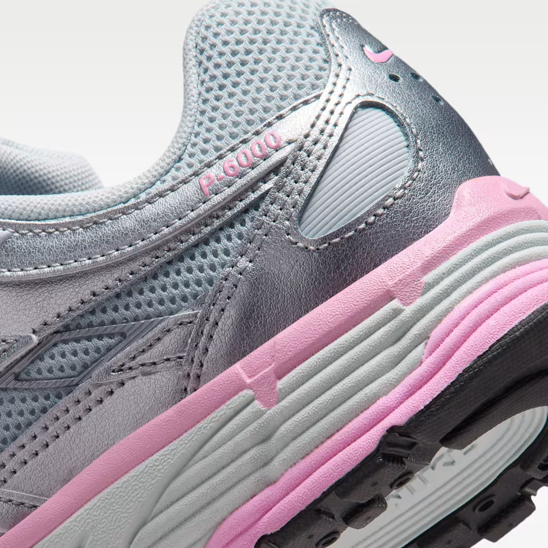 Nike P-6000 - Women's - Pink Rise Metallic Silver