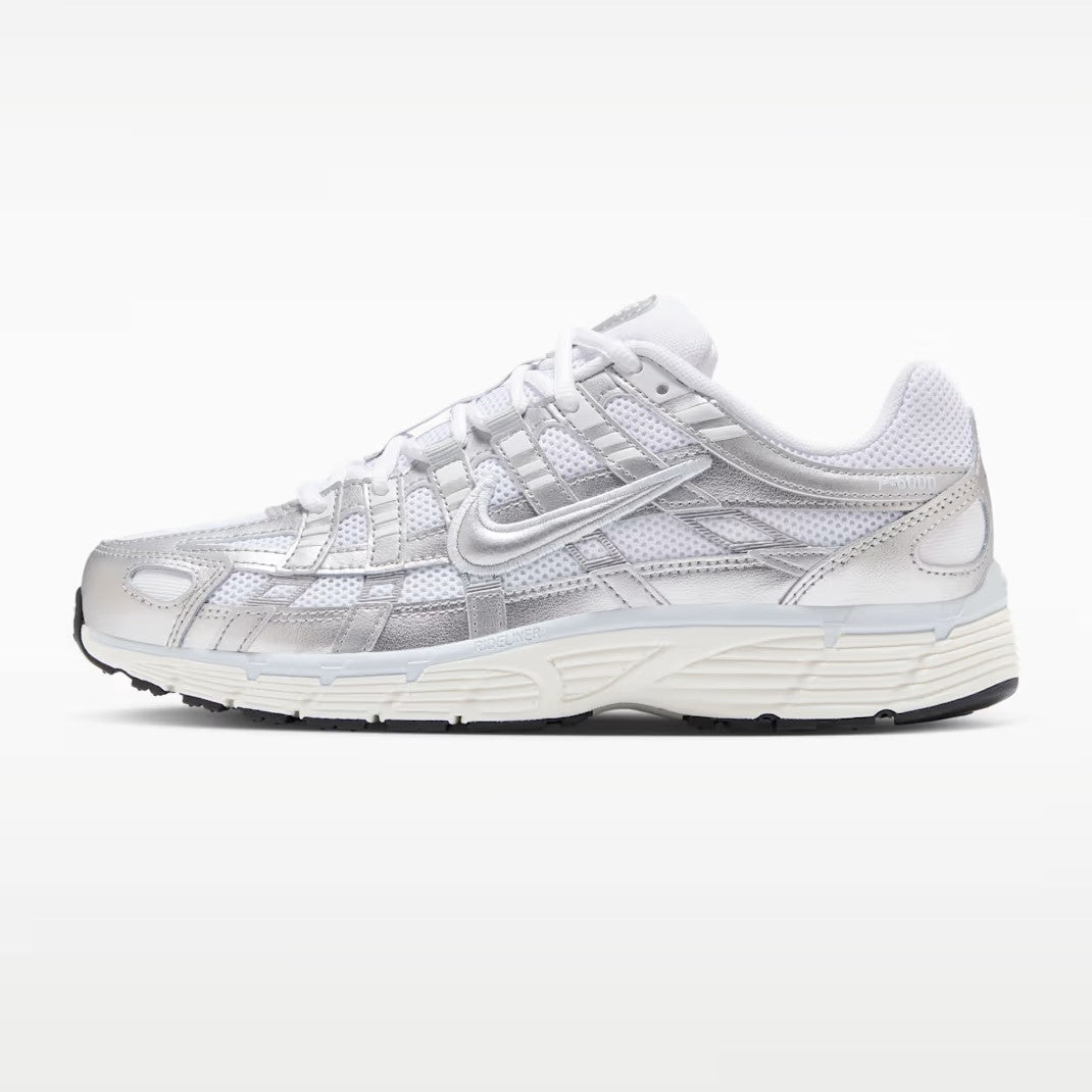 Nike P-6000 - Unisex - White Metalic Silver Blue Tint