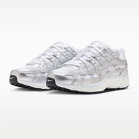 Nike P-6000 - Unisex - White Metalic Silver Blue Tint