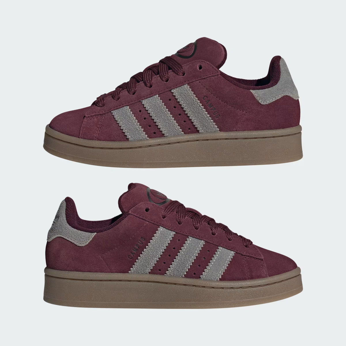adidas Campus 00S - GS - Maroon Khaki Three Gum