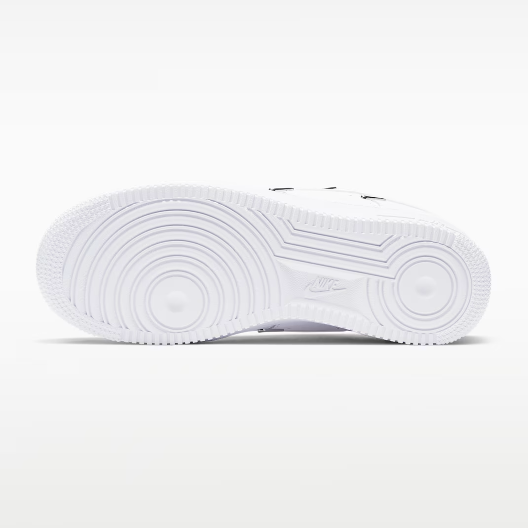 Nike Air Force 1 Low - Women's - White Hyper Royal Black