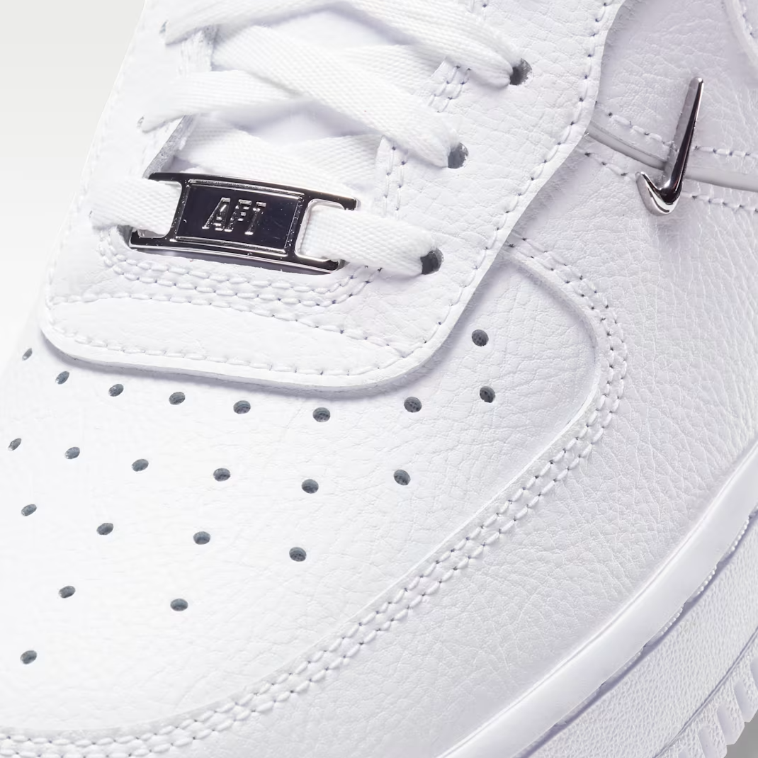 Nike Air Force 1 Low - Women's - White Hyper Royal Black