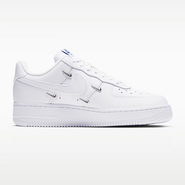 Nike Air Force 1 Low - Women's - White Hyper Royal Black