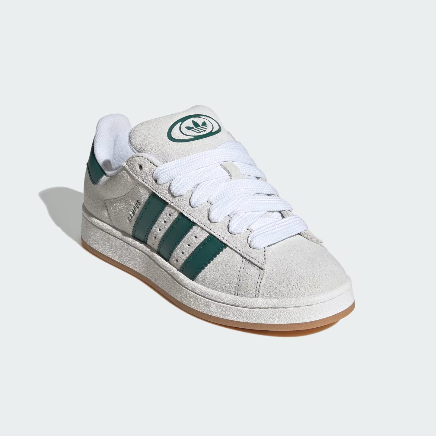 adidas Originals Campus 00s - Women's - Crystal White Collegiate Green